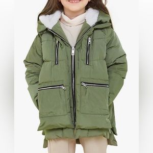 Orolay green jacket / parka